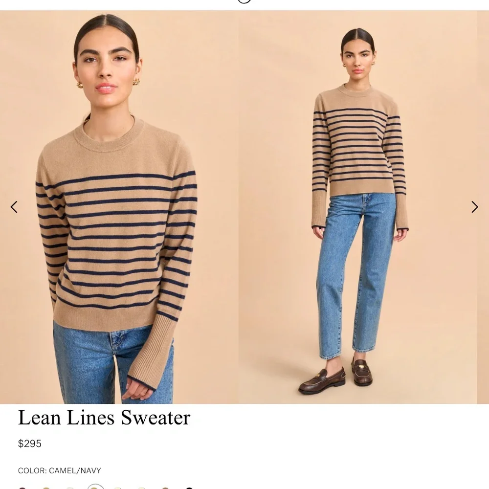 La Ligne NY Lean Lines Cashmere Sweater M - Picture 5 of 6